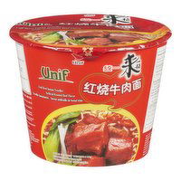 Unif - Bowl Instant Noodle Artificial Roasted Beef, 120 Gram