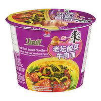 Unif - Instant Noodles - Artificial Beef with Sauerkraut, 125 Gram