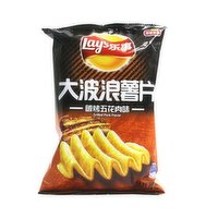 Lays - Pork Belly Waves Chips, 70 Gram