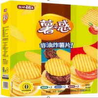 YanJinPuZi - Potato chips-Mix flavor, 186 Gram