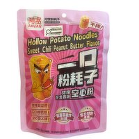 Akuan - Hollow Potato Noodles, Sweet Chili Peanut Butter Flavor, 143 Gram
