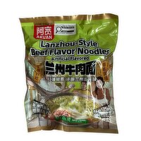 Akuan - Lanzhou Beef Flavour Noodles, 122 Gram