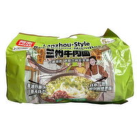 Akuan - Lanzhou-Style Beef Flavour Noodles, 610 Gram