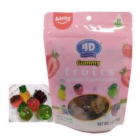 AMOS - 4D Fruits Mix Gummy, 198 Gram