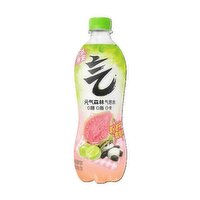 Genki Forest - Sparkling Water, Pink Guava Flavor, 480 Millilitre