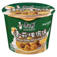 Master Kong - CHICKEN FLV WITH MUSHROOM SOUP NOODLE, 104 Gram