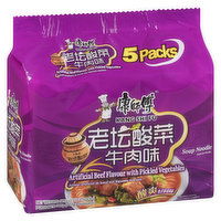 Master Kong - Beef flv w Pickled vegtable Soup Noodle, 585 Gram