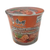 Master Kong - HOT & SPICY ART BEEF FLV SOUP NOODLE, 65 Gram