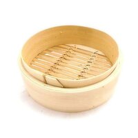 CUIZHU - Bamboo Steamer 6.5in, 1 Each