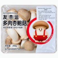 Fungi - Mini King Oyster Mushrooms, 250 Gram