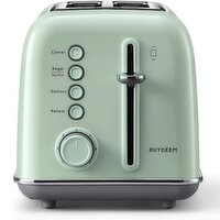 BUYDEEM - 2-Slice Metal Toaster, 1 Each