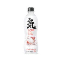 Genki Forest - LYCHEE SPARKLING WATER, 480 Millilitre