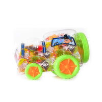 Mini Crush - 35pcs Train Jar Jelly Fruits, 1225 Gram