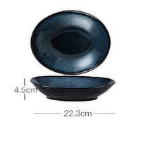 ShePin - 8.75 inch Oval Plate, 1 Each