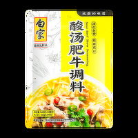 Baijia - Sour Soup Beef Seasoning, 160 Gram