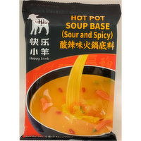 Happy Lamb - SOUR&SPICY HOT POT SOUP BASE, 220 Gram