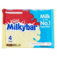 Nestle - Milkybar Medium Bar 4 Pack, 100 Gram