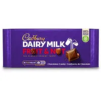 Cadbury - Chocolate Bar,  Fruit & Nut