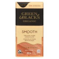 GREEN AND BLACKS - Green And Blacks Smooth Dark 50%, 90 Gram