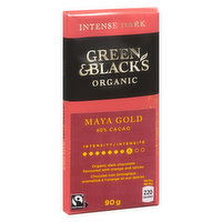 GREEN & BLACK'S - Dark Chocolate Bar Maya Gold, 90 Gram