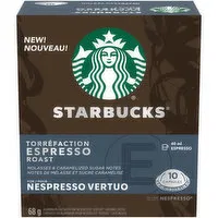 Starbucks - Espresso Roast Capsules For Nespresso Vertuo