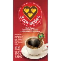 3 Coracoes - Extra Strong Coffee, 250 Gram