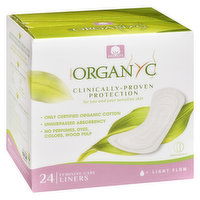 Organyc - ORGANYC PANTY LNRS LGHT FLD ORG, 24 Each