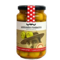 antonio romero - Spanish Green Campesino Olives, 200 Gram
