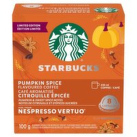 Starbucks - Nespresso Vertuo Pumpkin Spice Pod, 8 Each