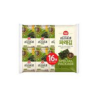 HaePyo - Perilla Oil-Roasted Green Laver 16P, 16 Each
