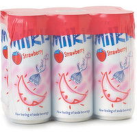 Milkis - Milkis Soda Beverage - Strawberry, 6 Each