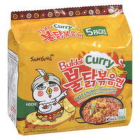 SAMYANG - Instant Curry Ramen - Hot Chicken Flavor, 5 Each