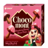 ORION - Chocomont - Strawberry flavor, 144 Gram