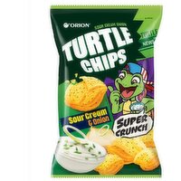 ORION - Turtle Chips- Sour Cream Onion, 160 Gram