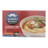 MR. HOO - Rice Noodle Bowl - Seafood Flavour, 92 Gram, 4 Each