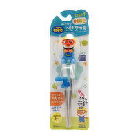 Pororo - Stainless Learning Chopsticks, 1 Each