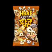 HBAF - Garlic Baguette Popcorn, 80 Gram