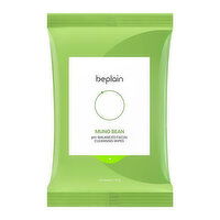 Beplain - Mung Bean PH Balanced Facial Cleansing Wipes, 20 Each