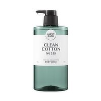 HAPPY BATH - Original Collection Body Wash - Clean Cotton, 910 Gram