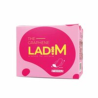 LadiM - Graphene Sanitary Pad 24.5 cm, 12 Each