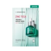 Bring Green - Zinc Teca Trouble Serum Mask, 1 Each