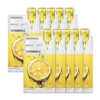 MEDIHEAL - Vitamin C Essential Mask, 10 Each