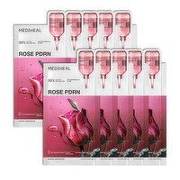 MEDIHEAL - Rose PDRN Essential Mask, 10 Each