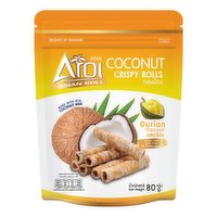 Aroi - COCONUT CRISPY ROLL-DURIAN FLV, 80 Gram