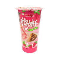 meiji - Yan Yan Biscuit Strawberry, 50 Gram