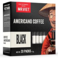 Mr.Viet - Premium Americano black instant coff, 20 Each