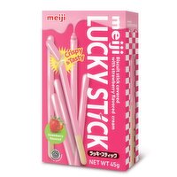 Meiji - Lucky Stick Strawberry, 45 Gram