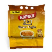 Kopiko - 2 In 1 Brown Coffee, 20 Each