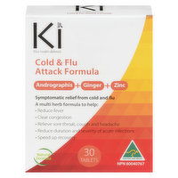 Martin & Pleasance - Ki Cold & Flu Attack Formula, 30 Each