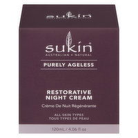 sukin - Purely Ageless Restorative Night Cream All Skin Types, 120 Millilitre